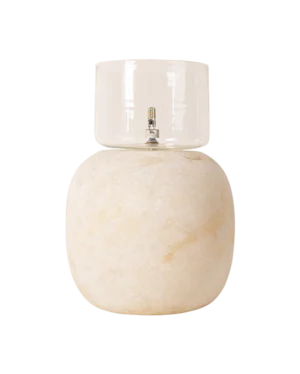 Clear Mushroom Side Lamp