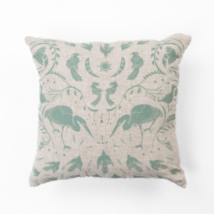 Flock Cushion - Cover Only, Sage