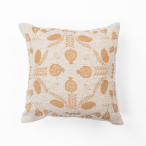 Grapevine Cushion - Cover Only, Ochre