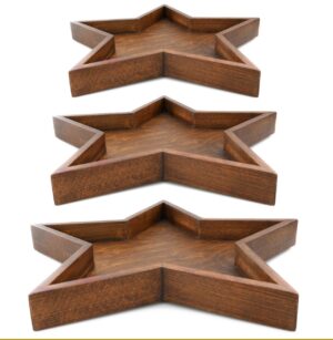 Trois Tray - Brown, set