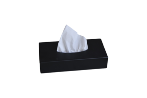 Minimalistic metal tissue box (Black)