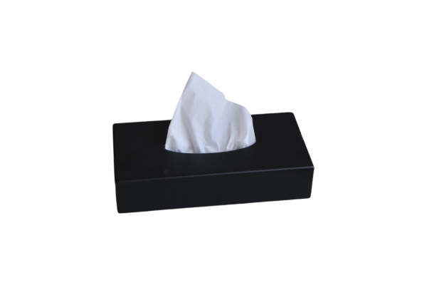Minimalistic metal tissue box (Black)