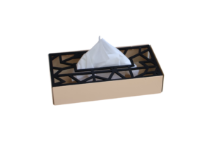 Tissue Box - GEO (Beige)