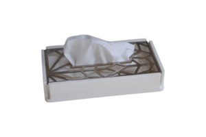 Tissue Box - GEO (Silver)