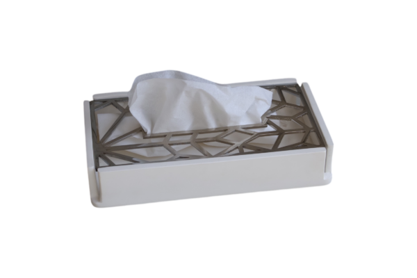 Tissue Box - GEO (Silver)