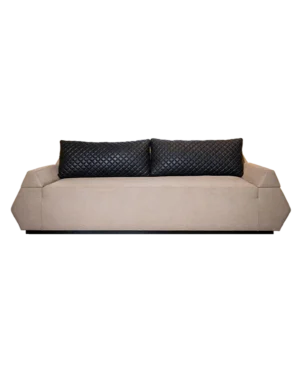 Pyra Sofa - Beige & Black