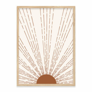 Mid-century modern minimalist art