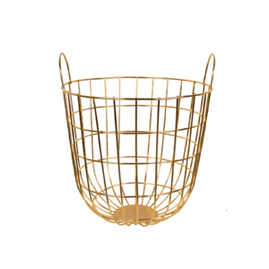 Gold Metal Basket