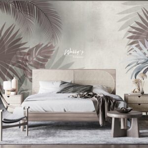 YTIANNA wall mural - Grey purple