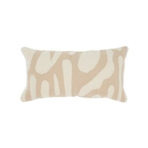 Beige Scribbles Cushion - Cover only, 40x40