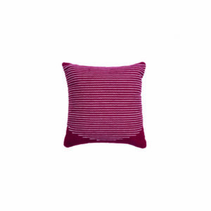 Burgundy Archways Cushion - Cover only, 70x70