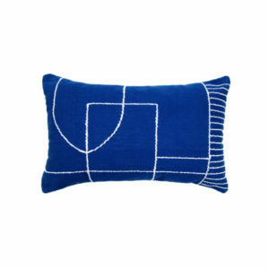 Blue Temple Cushion