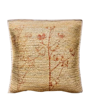COTTON FLOWER cushion - Burgundy