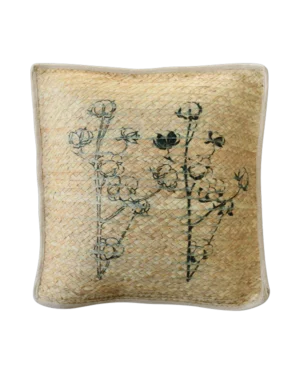 COTTON FLOWER cushion - Black
