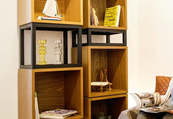 Double Cubic Shelving Unit
