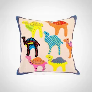 Take a Colorful Journey: Camel Design Cushion for Your Home