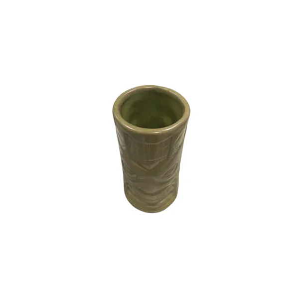 Tiki Tiki Highball Tumbler - 15cm, Olive