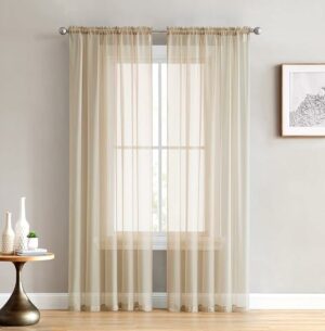 House Light Filtering Window - Beige, 300W x 250L CM