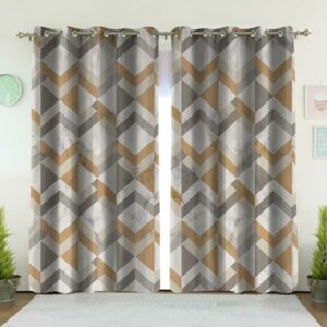 HOUSE Light-Filtering Window Curtain with Steel Grommets