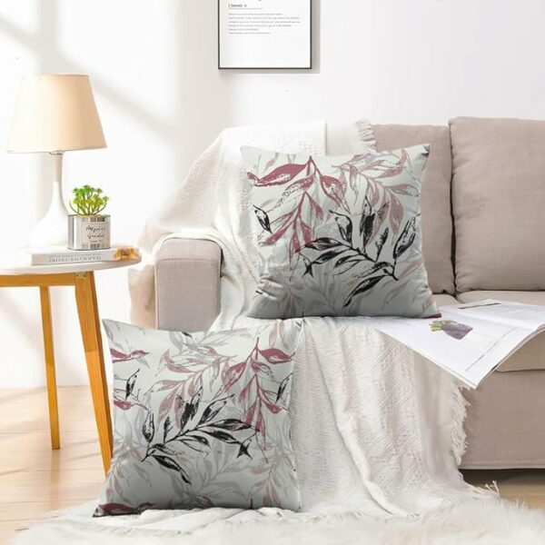 Printed Linen Velvet Cushion Covers