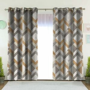 HOUSE Light-Filtering Window Curtain with Steel Grommets - Café, 200W x 250L CM