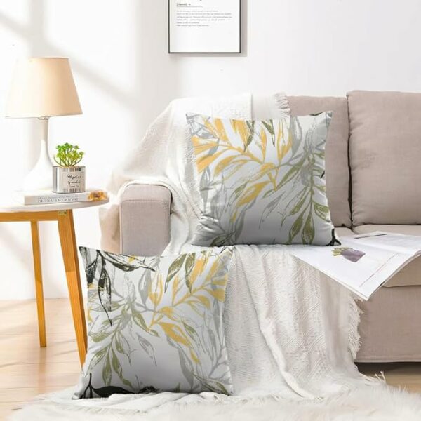Printed Linen Velvet Cushion Covers