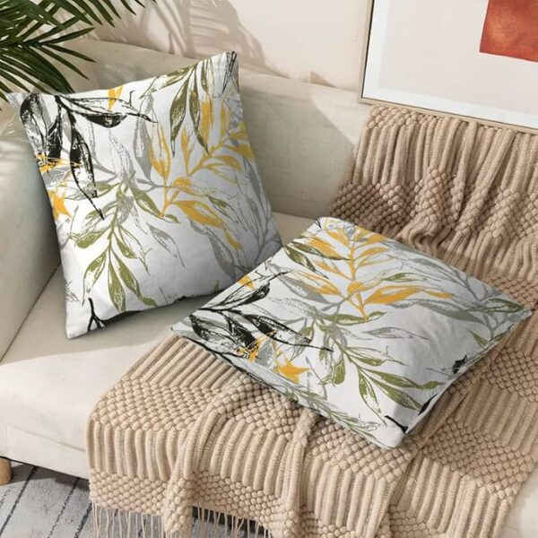 Printed Linen Velvet Cushion Covers