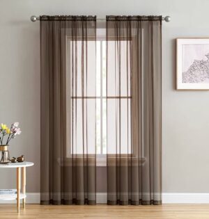 House Light Filtering Window - Brown, 200W x 230L CM