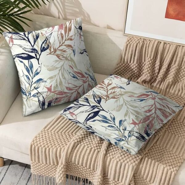 Printed Linen Velvet Cushion Covers