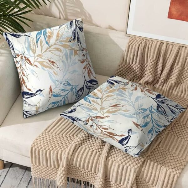 Printed Linen Velvet Cushion Covers