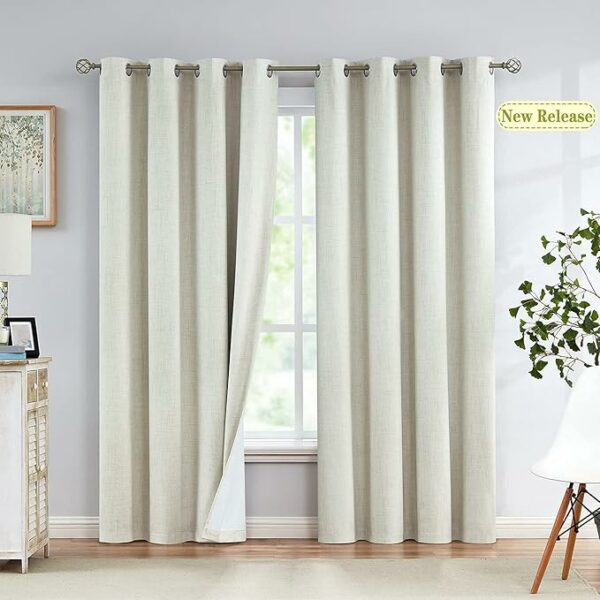 Linen Blackout curtains