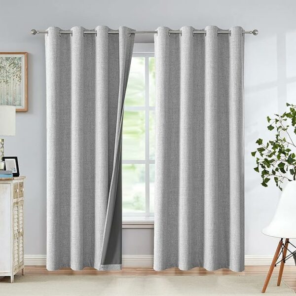 Linen Blackout curtains