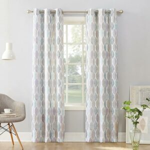 Velvet Sabia Curtains-Modern Multi Colour