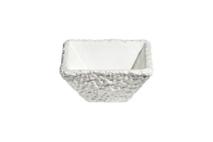 Mamba Square Bowl - White, 12x12cm
