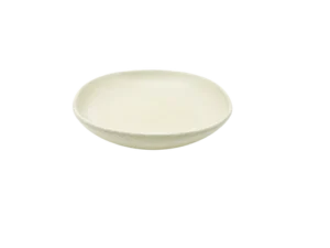 Sandstone Deep Dessert Plate - Silver Grey, 22cm
