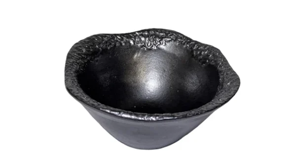Coral Bowl - Black, 20cm