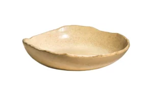 Caves Deep Dinner Plate - Nude, 27cm