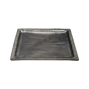 Mamba Square Serving Platter - Black, 30x30cm