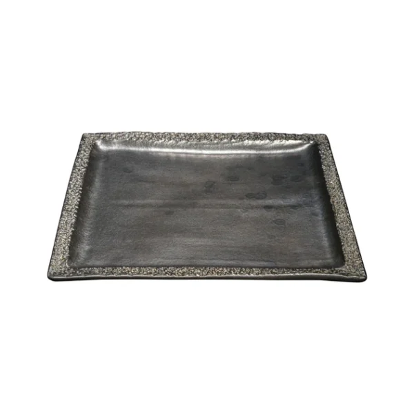 Mamba Square Serving Platter - Black, 30x30cm