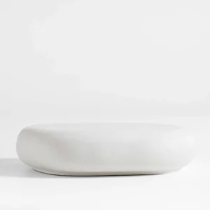 Boucle Curved Cement Pebble