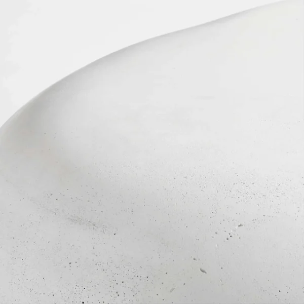 Boucle Curved Cement Pebble