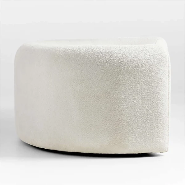 Boucle Curved Sofa
