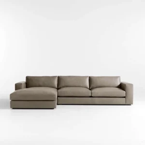 Solas Leather L-Shape Sofa