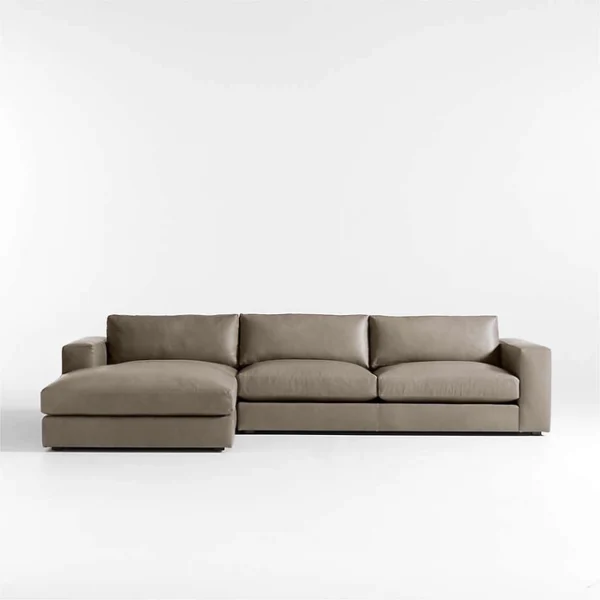 Solas Leather L-Shape Sofa