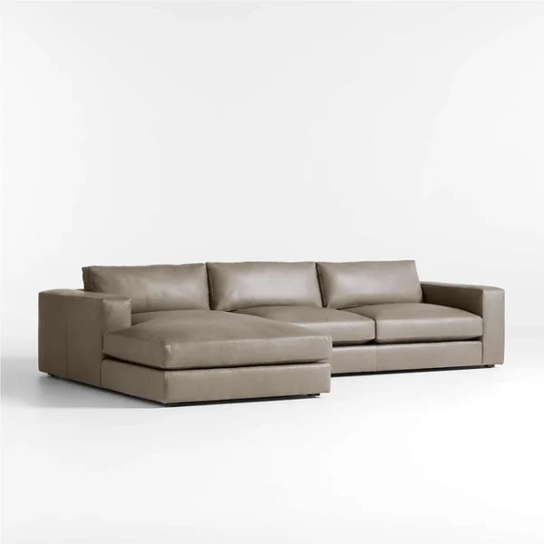 Solas Leather L-Shape Sofa