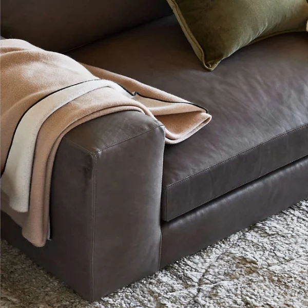 Solas Leather Deep Seat Sofa