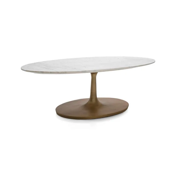 Wythe Brass Base Coffee Table