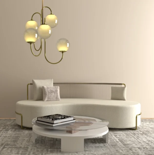 Oasis Curved Sofa by Pilar Iannibelli