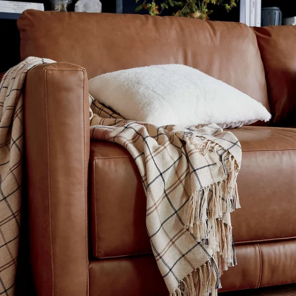 Gather Leather 3-Seat Sofa