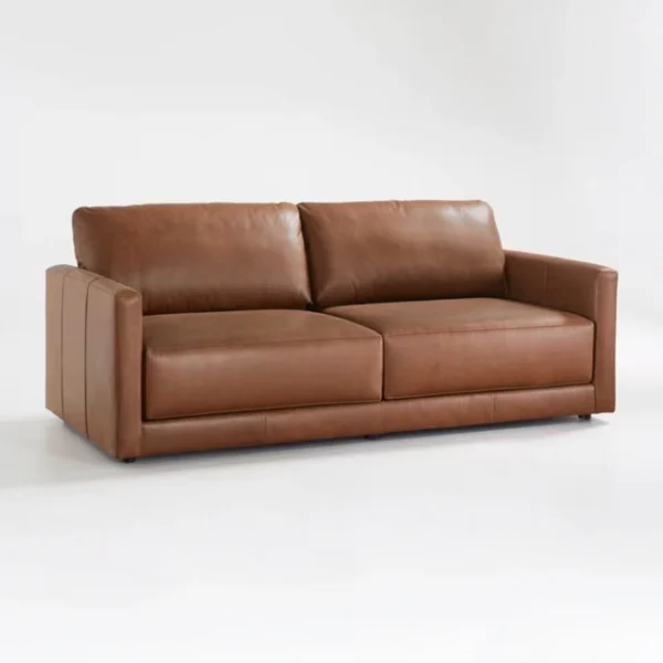 Gather Leather 2 Seat Sofa